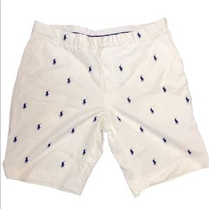 Vintage Polo White and Navy Shorts-40